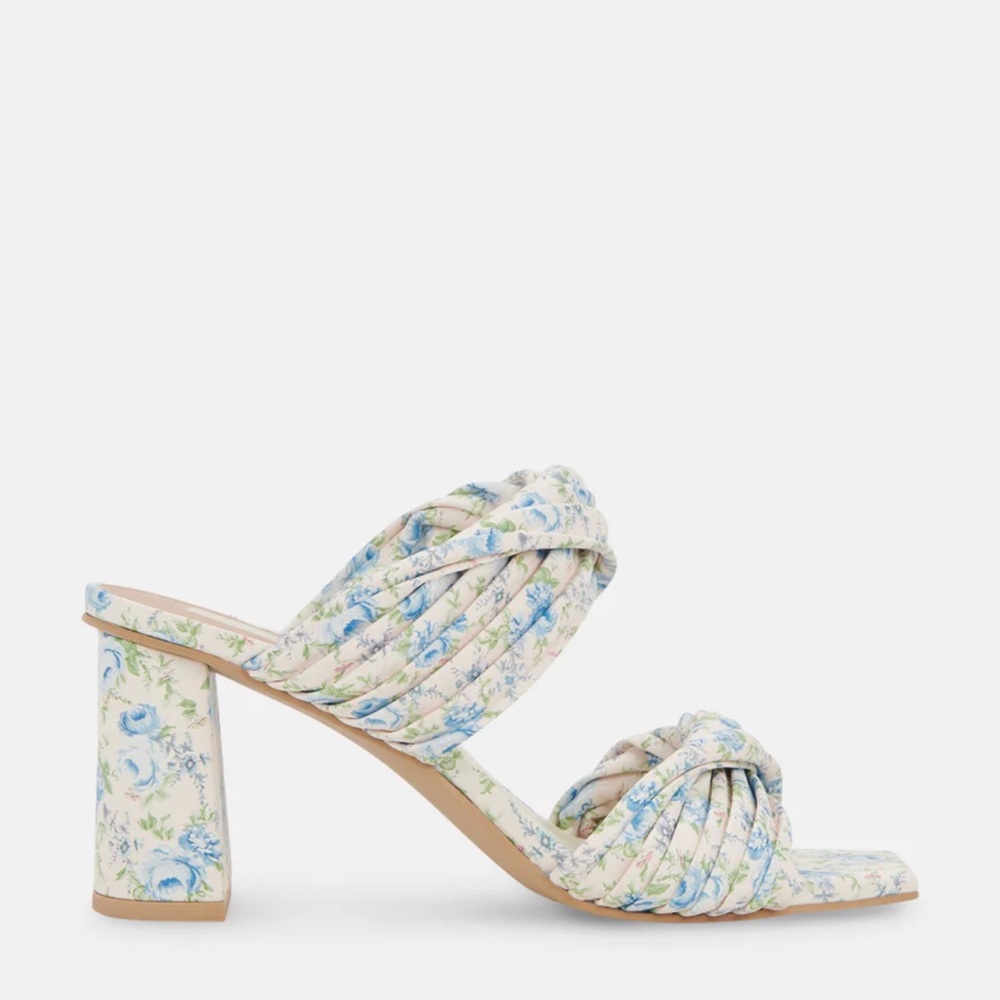 Dolce Vita Pilton Heels- Blue Floral Stella